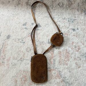 Lululemon Modular Phone Crossbody Bag Fleece Burnt Caramel